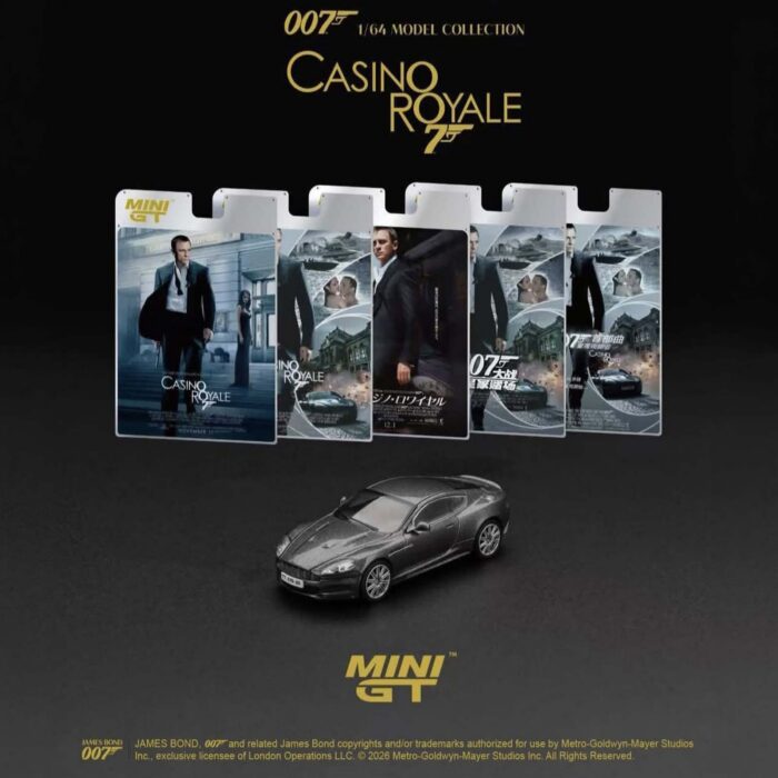 Mini Gt - 2006 Aston Martin DBS *Casino Royale* Spanish Blister