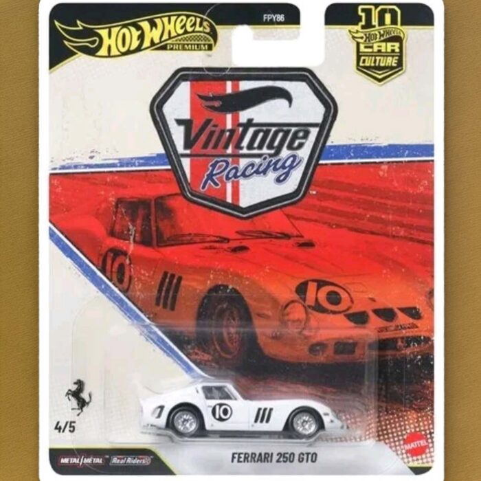 Hot Wheels - Ferrari 250 GTO #10, white