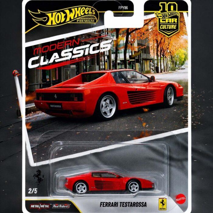 Hot Wheels - Ferrari Testarossa, red