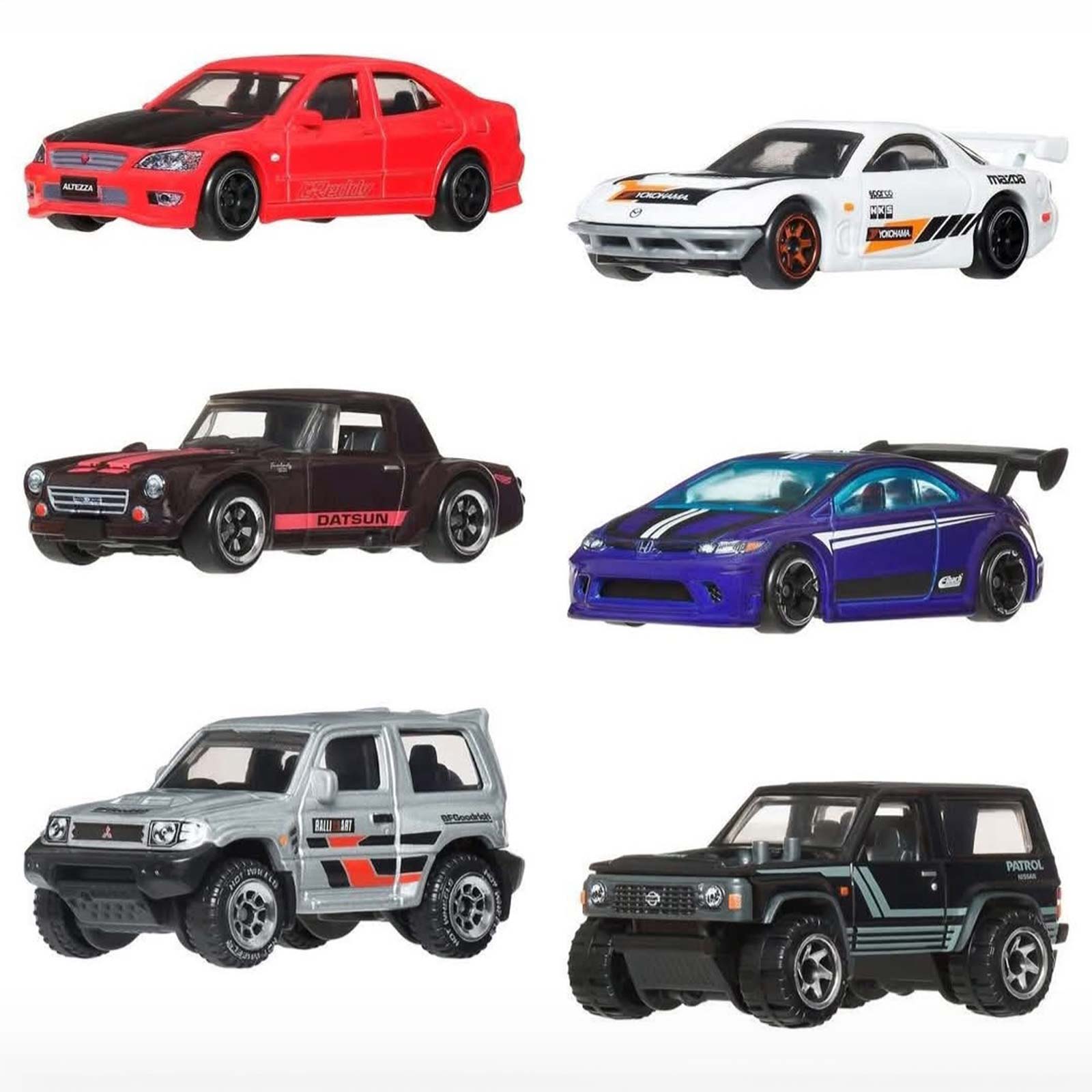 Hot Wheels - Street of Japan Multipack 6-pack in deluxe packaging. - Afbeelding 2