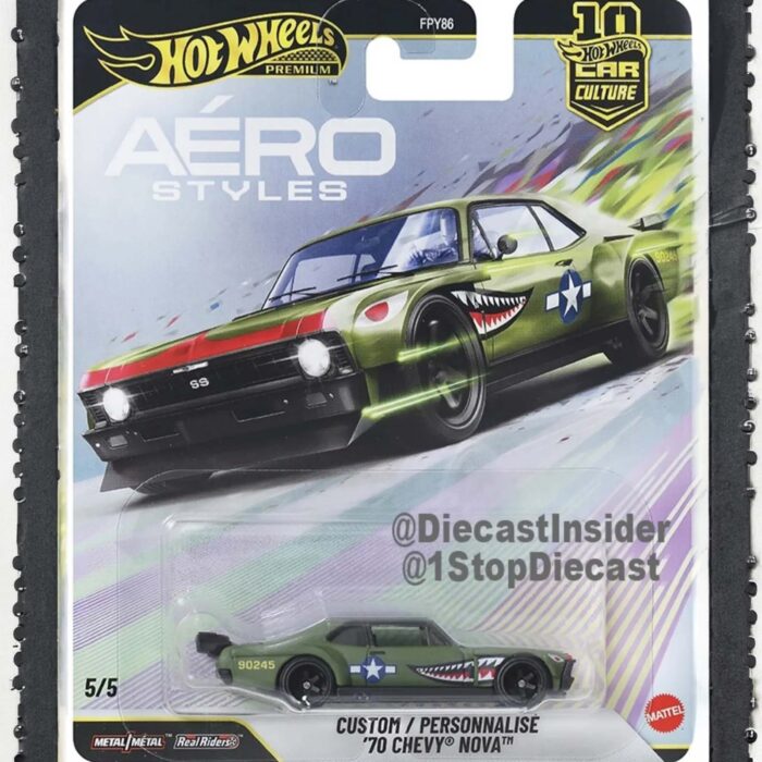 Hot Wheels - Custom 1970 Chevrolet Nova, green