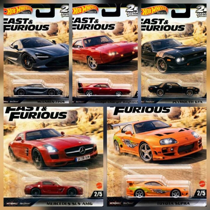 Hot Wheels - Fast & the Furious Assortment of 10pcs