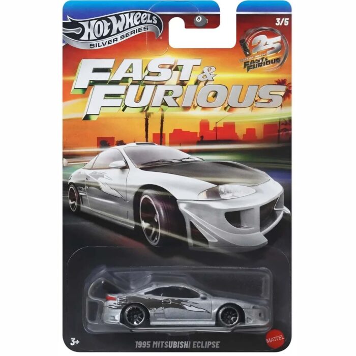 Hot Wheels - 1995 Mitsubishi Eclipse, silver