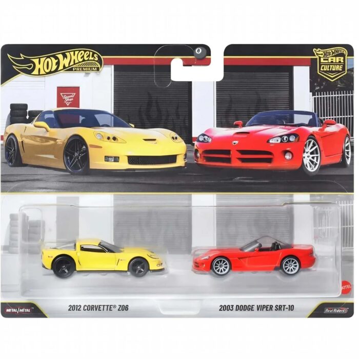 Hot Wheels - 2003 Dodge Viper SRT-10 + 2012 Corvette Z06