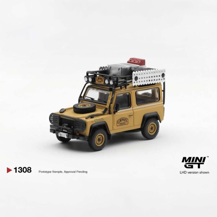 Mini Gt - 1985 Land Rover Defender 90 *Camel Trophy, 1308, blister