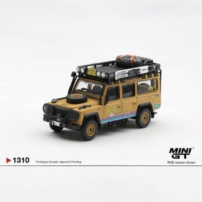 Mini Gt - 1998 Land Rover Defender 110 *Camel Trophy 1310, blister