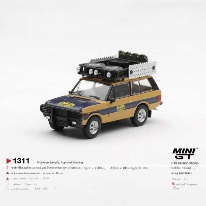 Mini Gt - 1981 Land Rover Range Rover *Camel Trophy, 1311, lhd