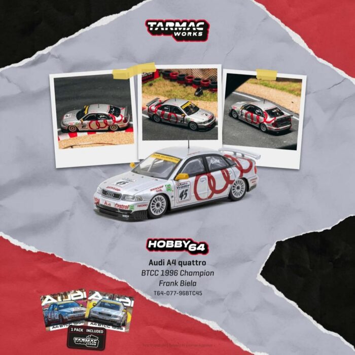 Tarmac - 1996 Audi A4 Quattro #45 Frank Biela BTCC Champion