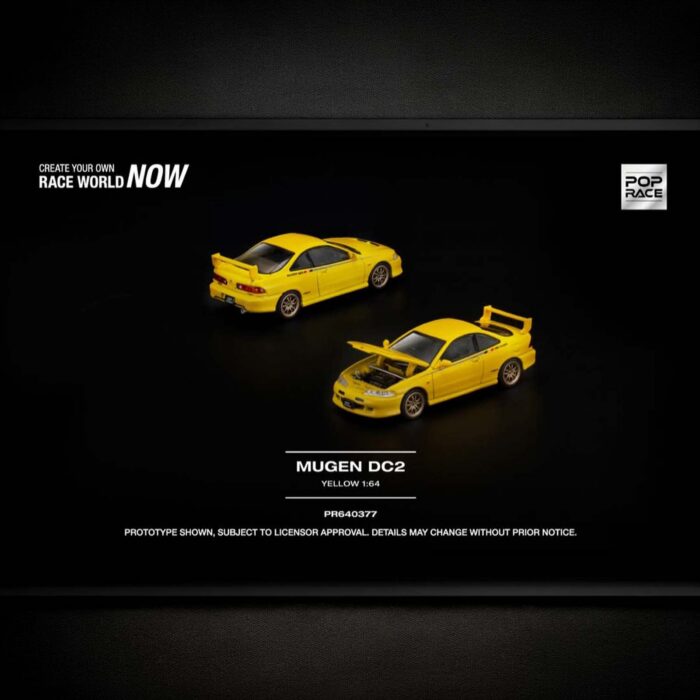 Pop Race - Mugen DC2, yellow