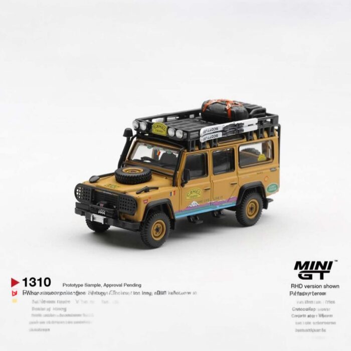 Mini Gt - 1998 Land Rover Defender 110 *Camel Trophy, 1310, lhd