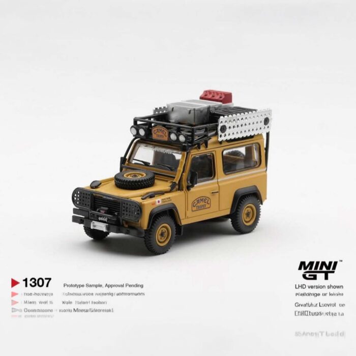 Mini Gt - 1985 Land Rover Defender 90 *Camel Trophy 1307, blister