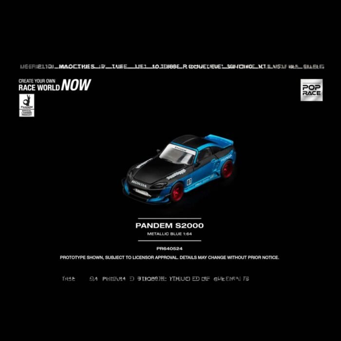 Pop Race - Pandem S2000, metallic blue