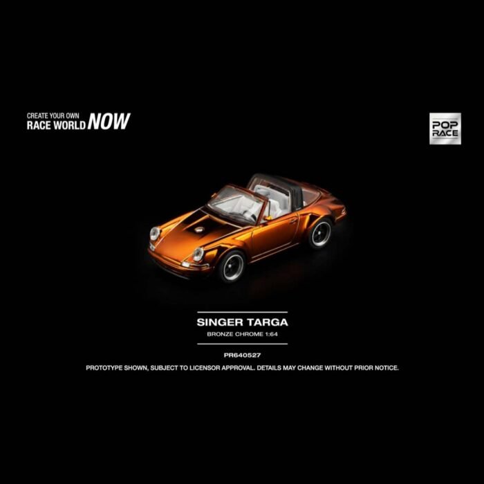 Pop Race - Singer Targa, orange metallic
