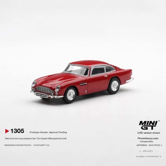 Mini Gt - 1965 Aston Martin BD5, fiesta red, 1305, blister