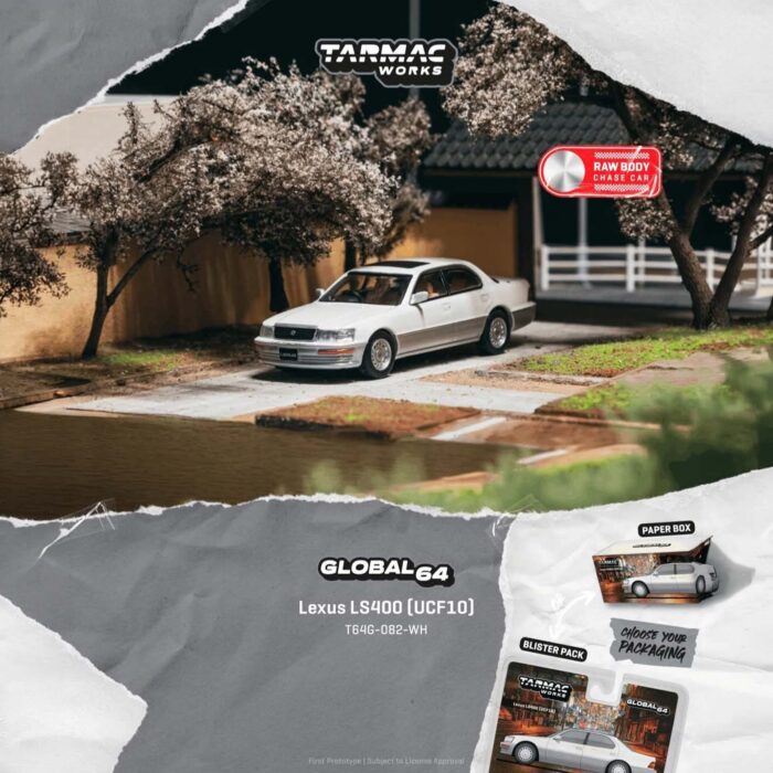 Tarmac - 2001 Lexus LS400 (UCF10), pearl white