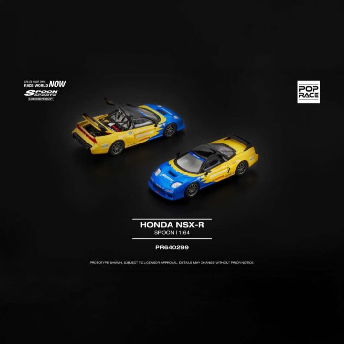 Pop Race - Honda NSX-R Spoon, yellow/blue
