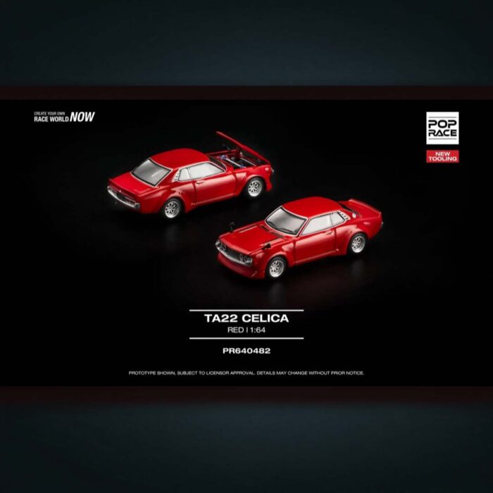 Pop Race - Toyota TA22 Celica, red