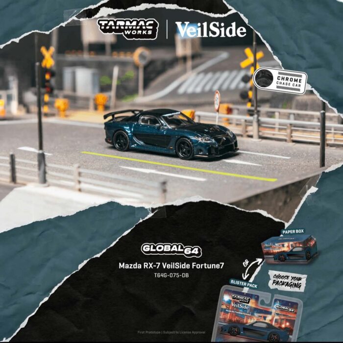 Tarmac - 2026 Mazda RX-7 Veilside Fortune, dark blue/black