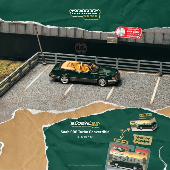Tarmac - 1997 Saab 900 Turbo Cabriolet, blister