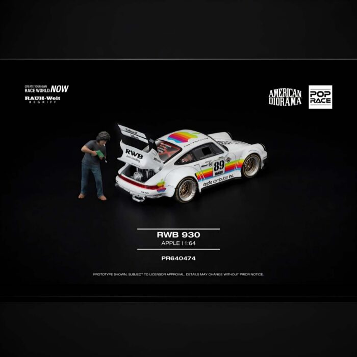 Pop Race - RWB 930 APPLE with Akira Nakai Figure, various