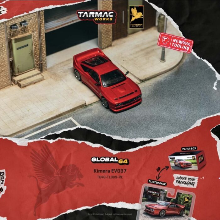 Tarmac - 2021 Kimera EVO37, red, blister